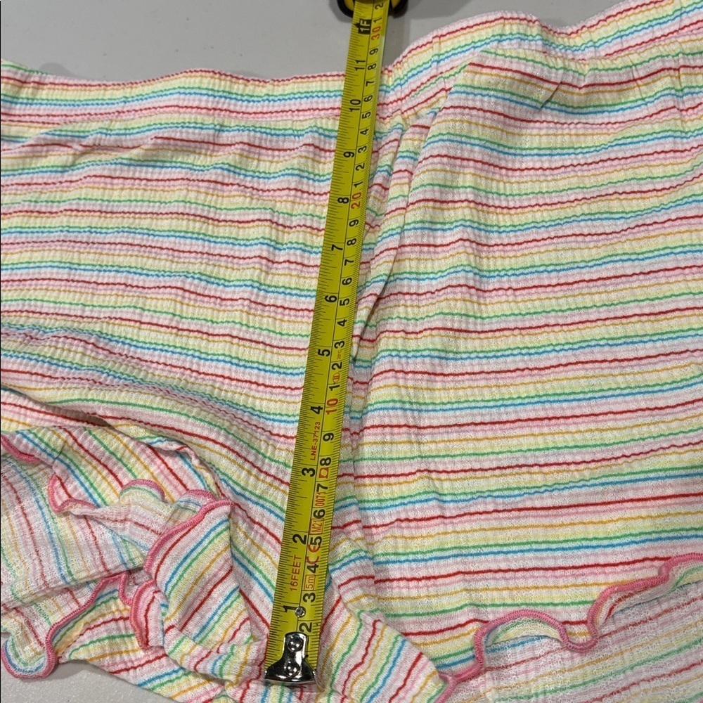 Emerson Rose - Stripe and Butterfly Tee and Short Pajama Set.  Size Large. NWT - Picture 12 of 16